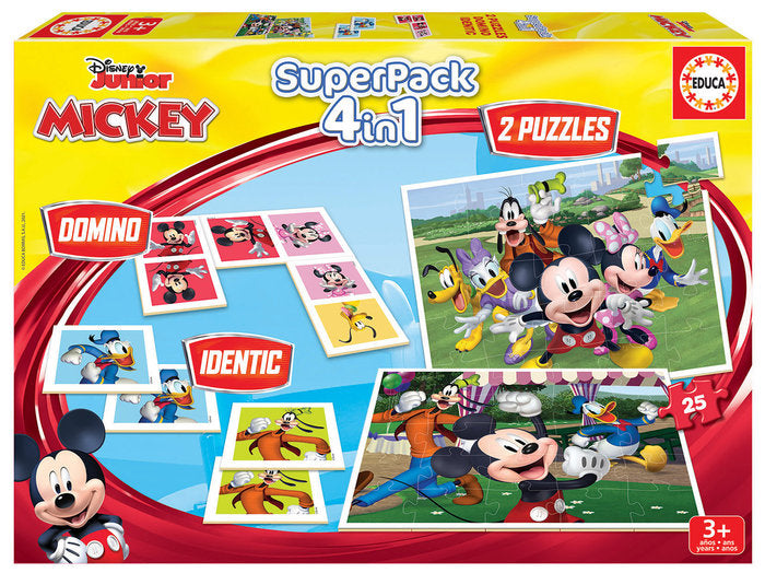 Superpack Mickey and Friends Educa Juego de Mesa