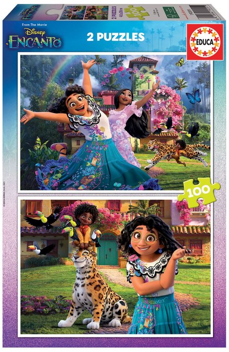 PUZZLE EDUCA 2X100 PIEZAS ENCANTO DISNEY | EDUCA-BORRAS | 1 UNIDAD | 8412668192010 Imagen principal del producto