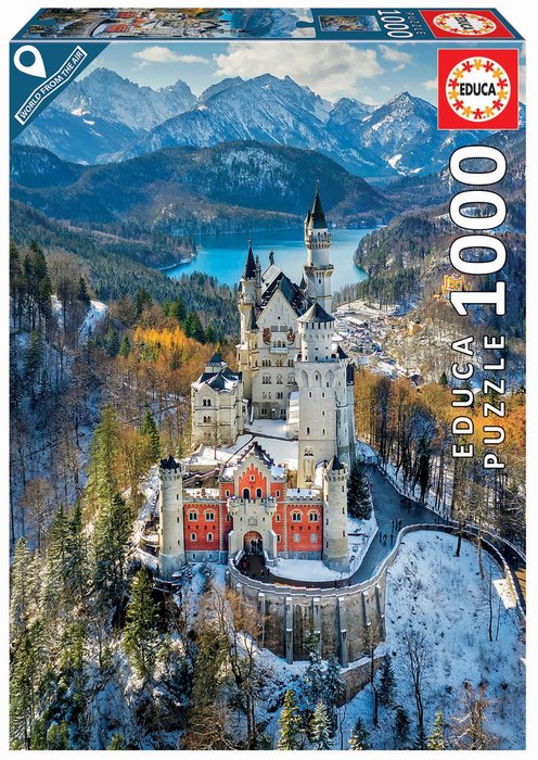 Puzzle Educa 1000 Castillo de Neuschwanstein Vista Aérea Marca Educa-Borras Imagen principal del producto