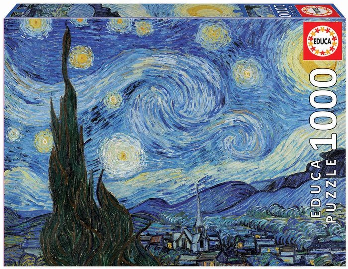 Puzzle Educa 1000 Piezas La Noche Estrellada Vincent Van Gogh Educa Borras