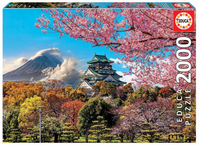 PUZZLE EDUCA 2000 PIEZAS CASTILLO DE OSAKA JAPON | EDUCA-BORRAS | 1 UNIDAD | 8412668192768 Imagen principal del producto