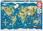 PUZZLE EDUCA 200 PIEZAS MAPAMUNDI | EDUCA-BORRAS | 1 UNIDAD | 8412668192928