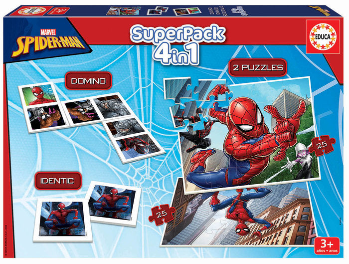 JUEGO EDUCA SUPERPACK SPIDERMAN | EDUCA-BORRAS | 1 UNIDAD | 8412668193536