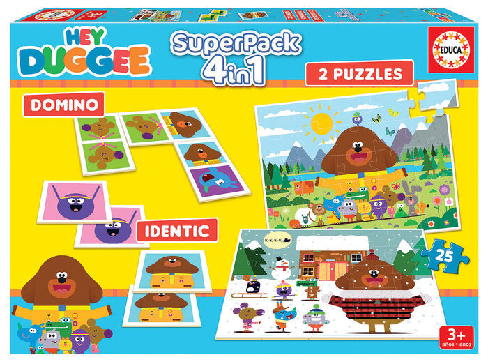 Educa Superpack Hey Duggee 4 en 1 Puzzle Educativo Marca EDUCA BORRAS