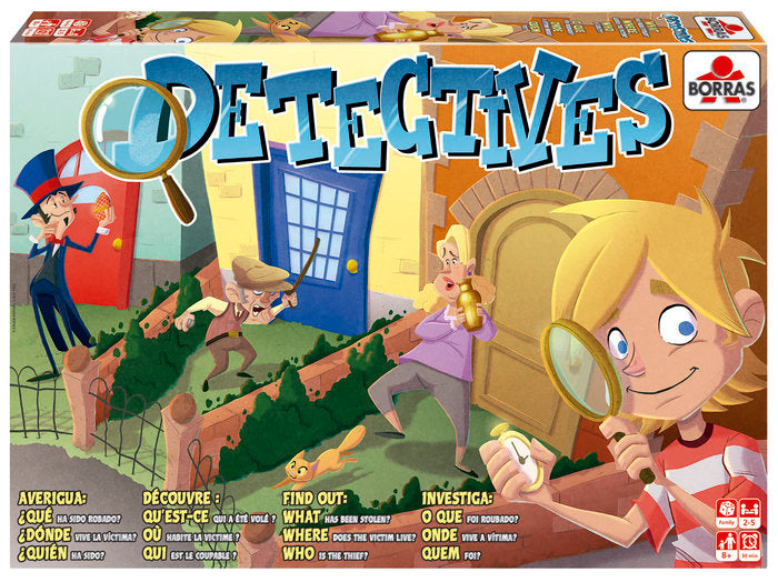 Detectives Educa Borras Juego de Mesa para Niños y Familias