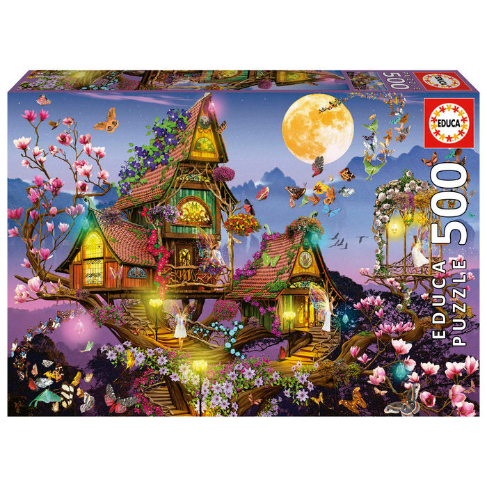 Puzzles de 500 Piezas Casa de las Hadas EDUCA-BORRAS Imagen principal del producto