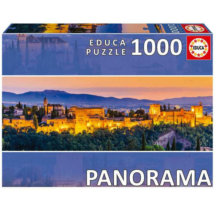 PUZZLES DE 1000 PIEZAS ALHAMBRA GRANADA PANORAMA | EDUCA-BORRAS | 1 UNIDAD | 8412668195769 Imagen principal del producto