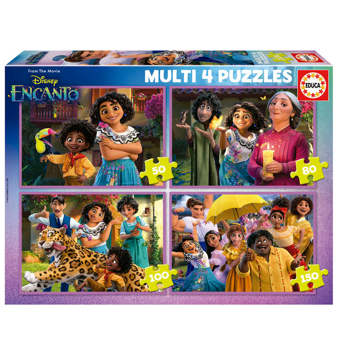 Puzzle infantil multi 4 en 1 Disney Educa Borras