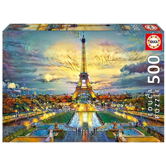 Puzzles de 500 Piezas Torre Eiffel EDUCA-BORRAS Imagen principal del producto