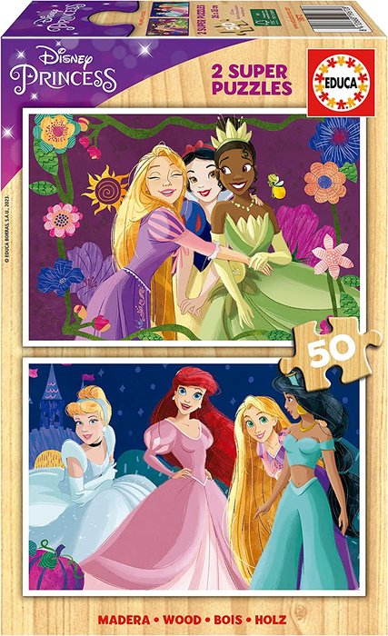 Puzzle infantil Disney Princess 2x50 piezas Educa Borras