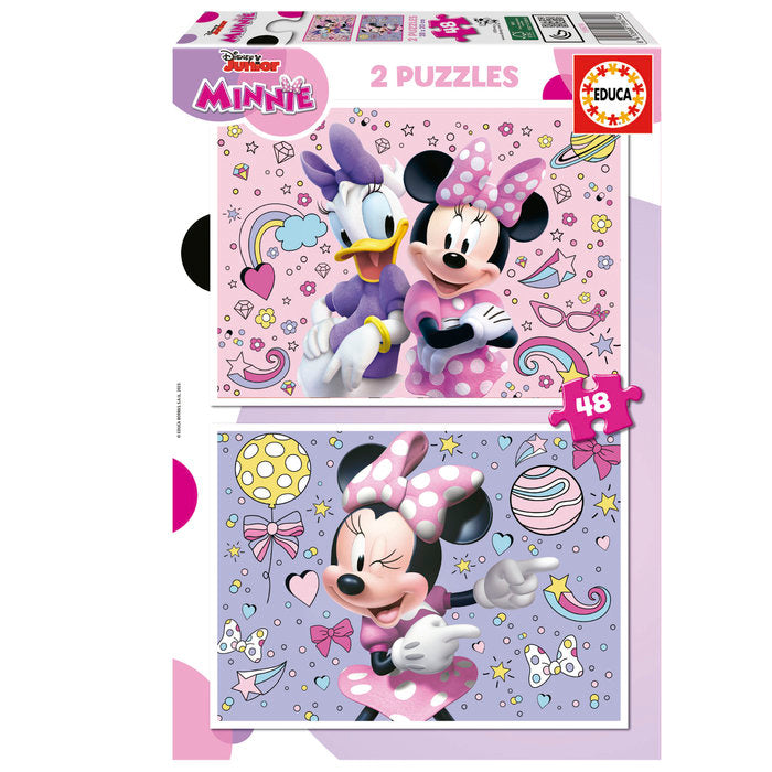 PUZZLE 2X48 MINNIE | EDUCA-BORRAS | 1 UNIDAD | 8412668196742 Imagen principal del producto