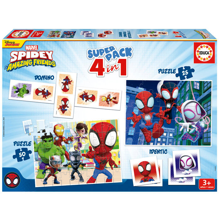 SUPERPACK SPIDEY & FRIENDS | EDUCA-BORRAS | 1 UNIDAD | 8412668196827