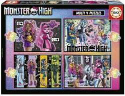 Puzzle Monster High 4 piezas EDUCA BORRAS para niños