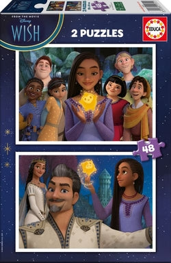 Puzzle 2x48 Piezas Wish Educa Borras para niños