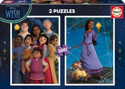Puzzle 2x100 Piezas Wish Educa Borras para niños y adultos