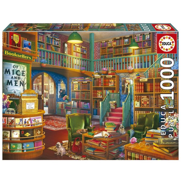 PUZZLE LIBRERIA 1000 PIEZAS | EDUCA-BORRAS | 1 UNIDAD | 8412668199255 Imagen principal del producto