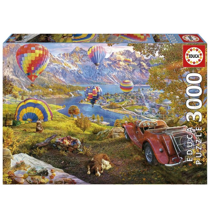 Puzzle 3000 Piezas El Valle de los Globos Educa Borras