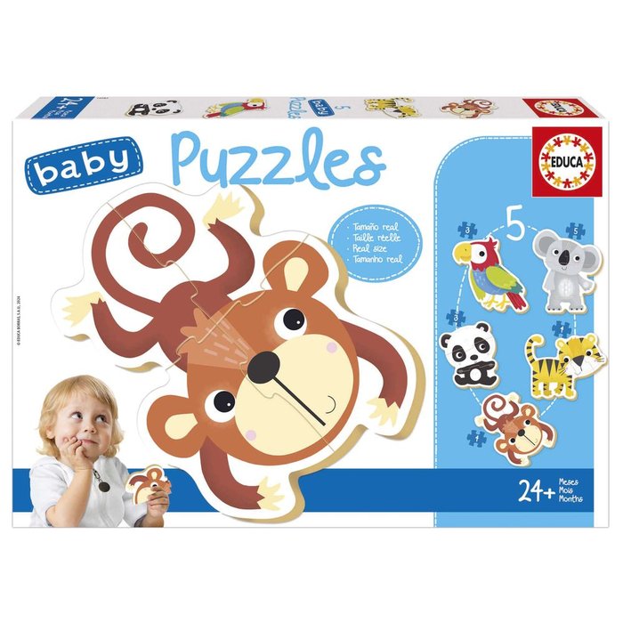BABY PUZZLES FAUNA SALVAJE | EDUCA-BORRAS | 1 UNIDAD | 8412668199521
