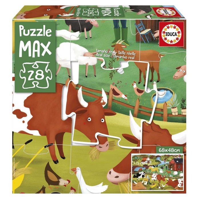 Puzzle Max 28 Piezas La Granja EDUCA BORRAS
