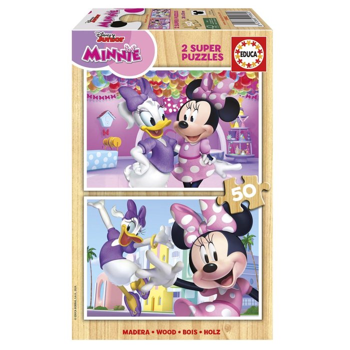 PUZZLE MINNIE 2X50 PIEZAS | EDUCA-BORRAS | 1 UNIDAD | 8412668199620 Imagen principal del producto