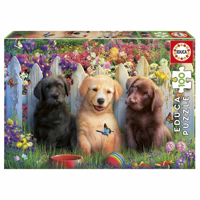 Puzzle Perritos 100 Piezas Educa-Borras Imagen principal del producto
