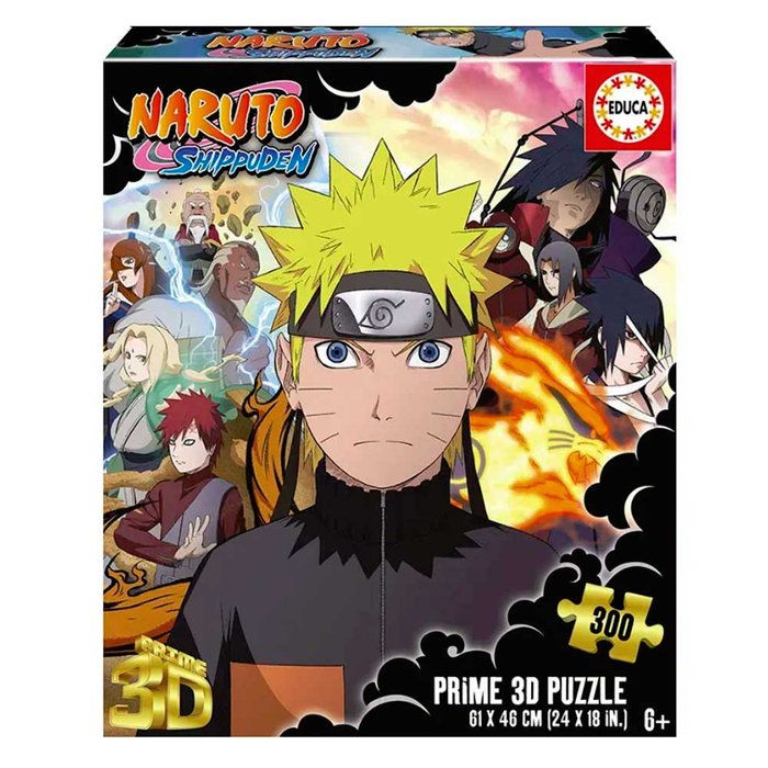Puzzle 3D Lenticular 300 Piezas Naruto Shippuden EDUCA Borras