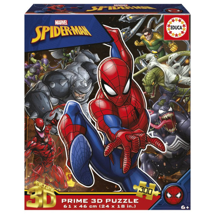 Puzzle 3D Lenticular 300 Piezas Spiderman Educa Borras