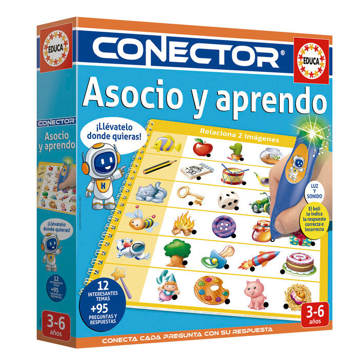 Conector Asocio y Aprendo Educa Borras Pack 20 unidades