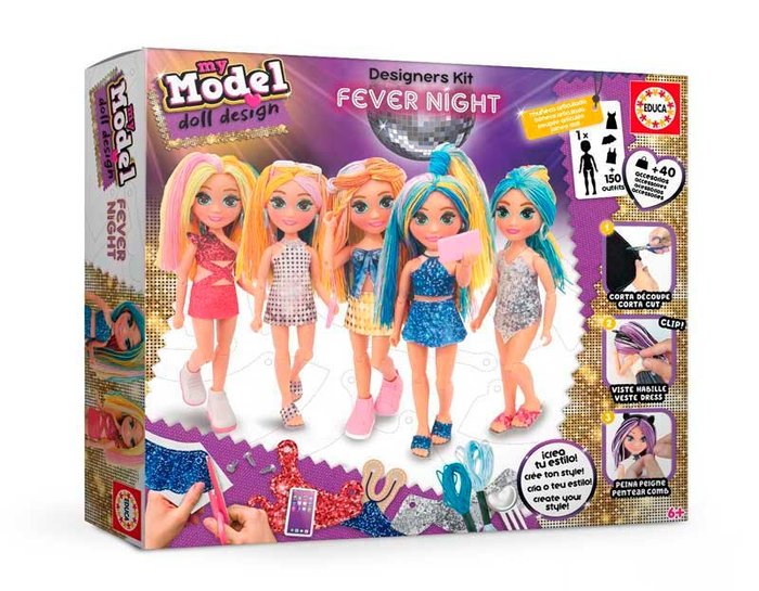 My Model Doll Design Fever Night EDUCA Borras Juego de mesa