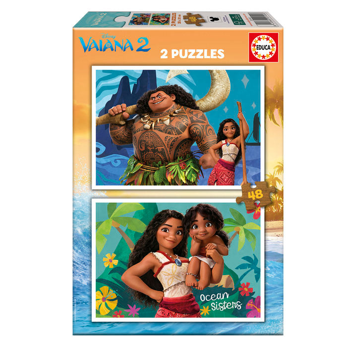 PUZZLE 2X48 PIEZAS VAIANA 2 | EDUCA-BORRAS | 1 UNIDAD | 8412668201026