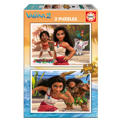 PUZZLE 2X100 PIEZAS VAIANA 2 | EDUCA-BORRAS | 1 UNIDAD | 8412668201033