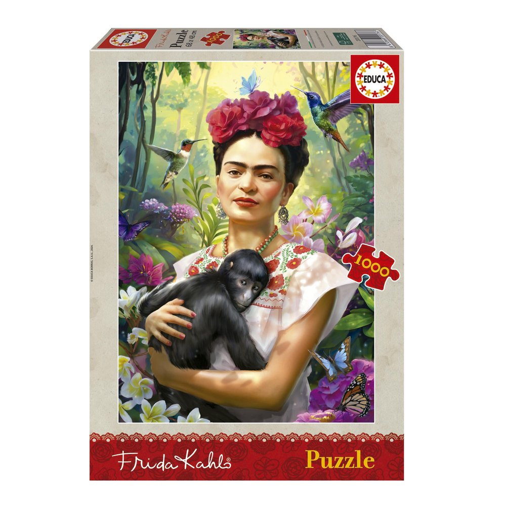 Puzle 1000 El Jardín de la Vida Frida Kahlo EDUCA-BORRAS