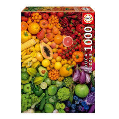 PUZZLE 1000 PIEZAS VITAMINAS COLORIDAS | EDUCA-BORRAS | 1 UNIDAD | 8412668201781