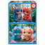 PUZZLE 2X100 PIEZAS MONSTRUOS ADORABLES | EDUCA-BORRAS | 1 UNIDAD | 8412668202245
