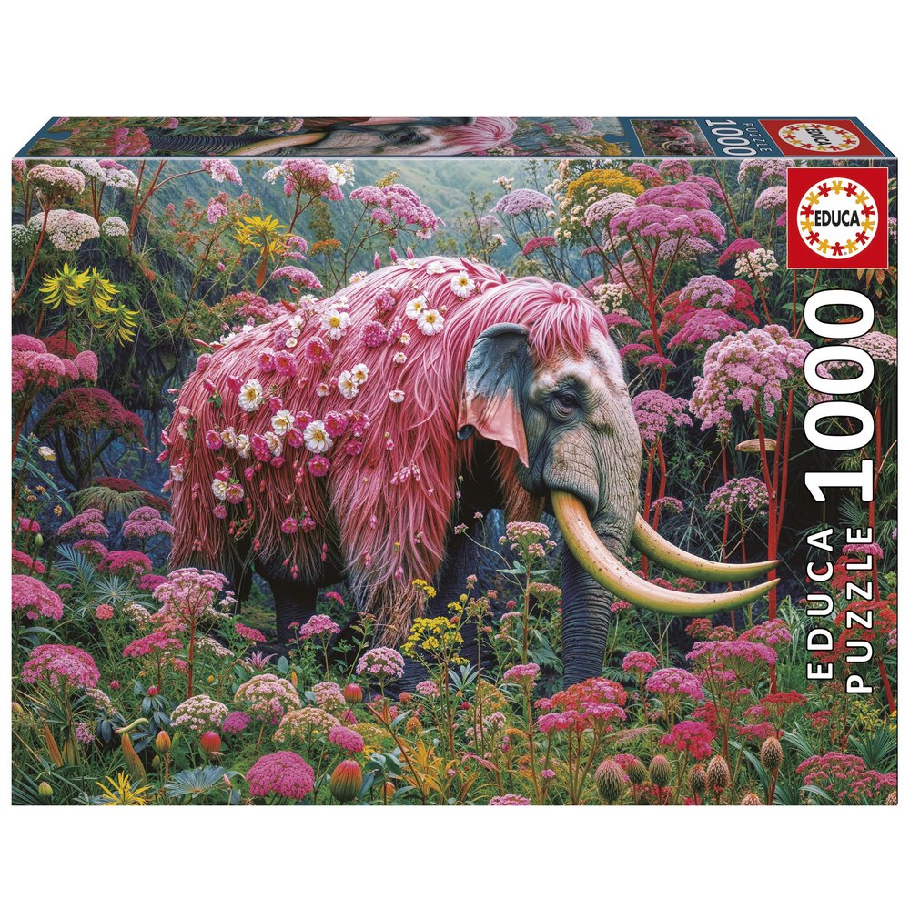 PUZZLE 1000 PIEZAS ELEFANTE FLORAL | EDUCA-BORRAS | 1 UNIDAD | 8412668202290 Imagen principal del producto