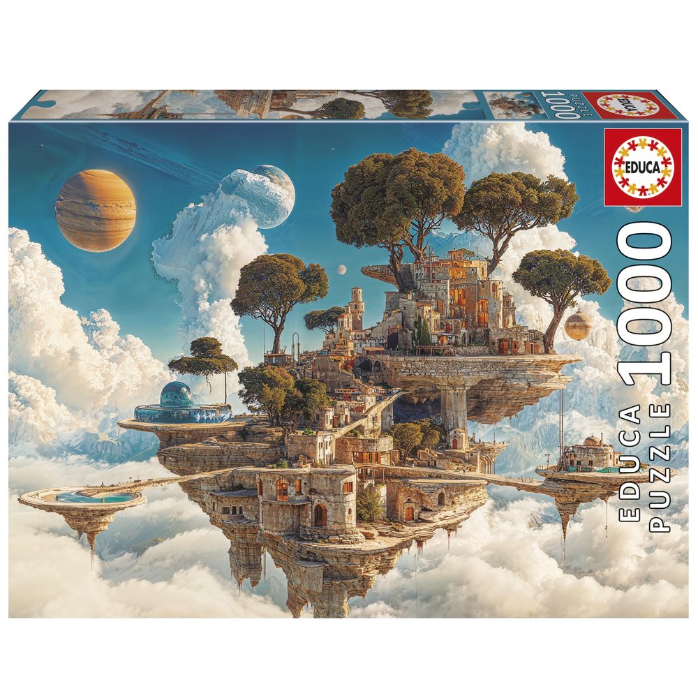 Puzle 1000 Plus Reino de Nubes Educa-Borras