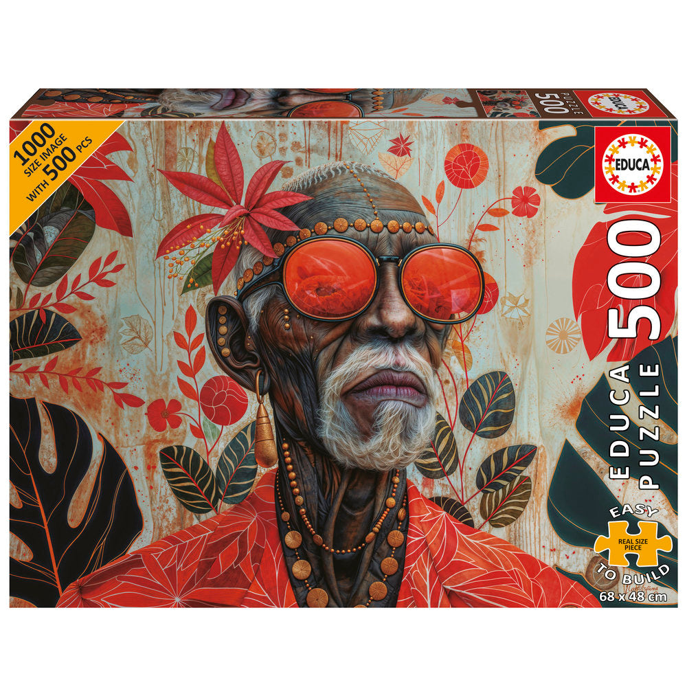 PUZZLE 500 PIEZAS GUARDIAN DE LOS TROPICOS | EDUCA-BORRAS | 1 UNIDAD | 8412668202382