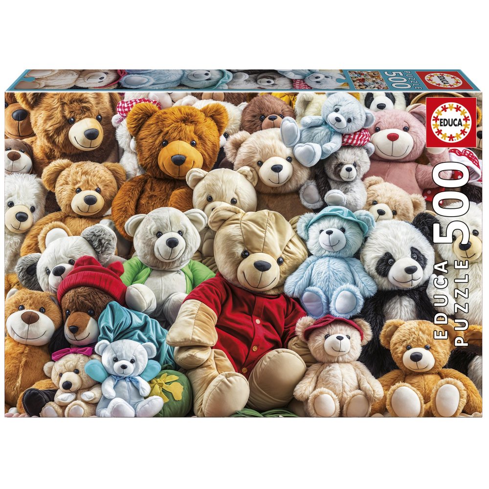 PUZZLE 500 PIEZAS OSITOS DE PELUCHE | EDUCA-BORRAS | 1 UNIDAD | 8412668202429