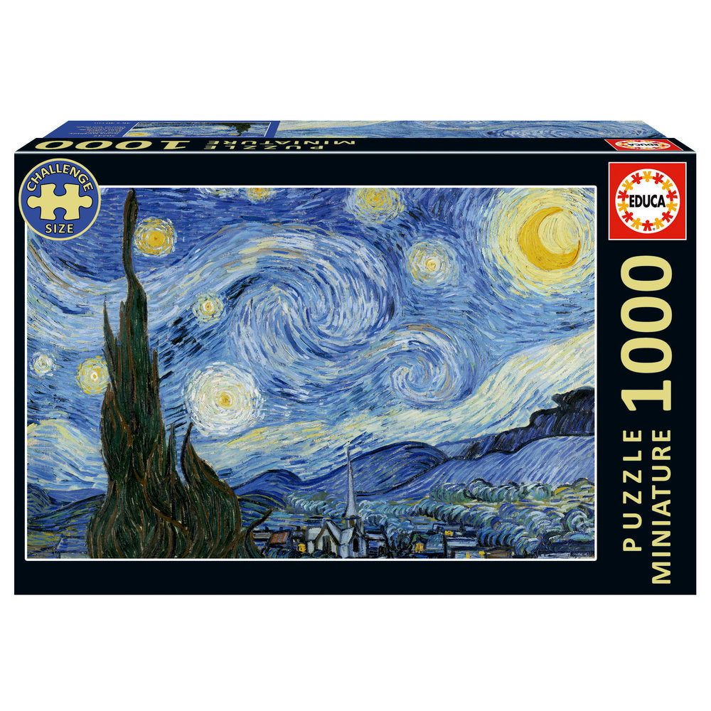 PUZZLE 1000 PIEZAS NOCHE ESTRELADA MINIATURE | EDUCA-BORRAS | 1 UNIDAD | 8412668202474