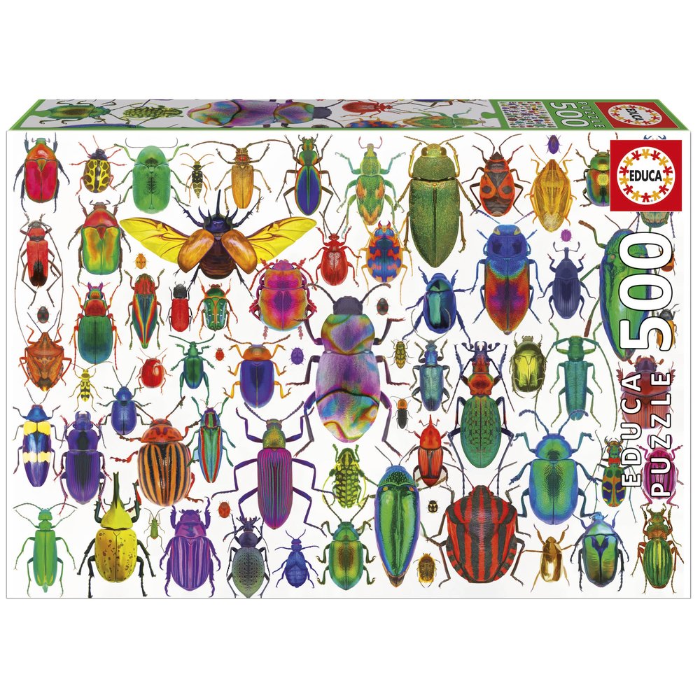 PUZZLE 500 PIEZAS ESCARABAJOS | EDUCA-BORRAS | 1 UNIDAD | 8412668202528