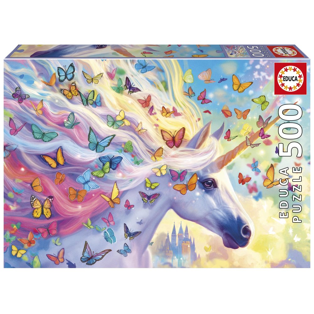 Puzzle 500 Piezas Unicornio Arcoiris EDUCA-BORRAS