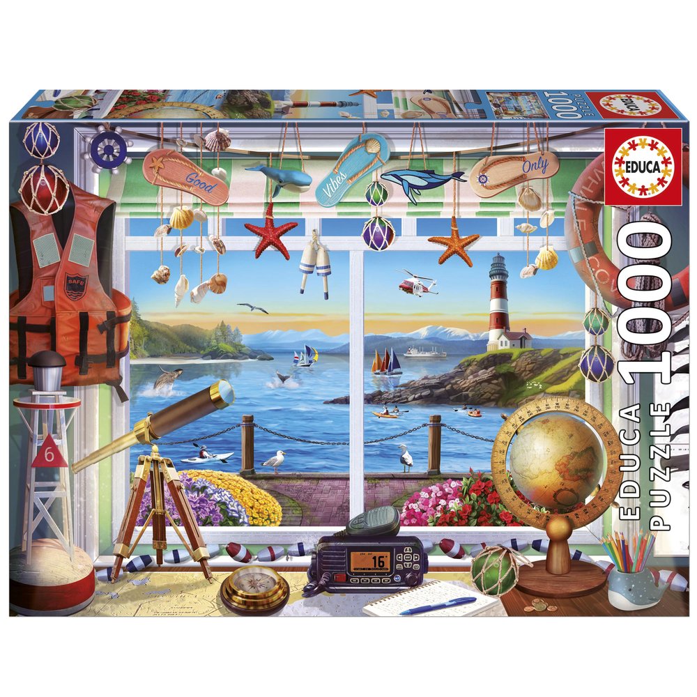 PUZZLE 1000 PIEZAS VIDA EN EL PUERTO | EDUCA-BORRAS | 1 UNIDAD | 8412668202566 Imagen principal del producto