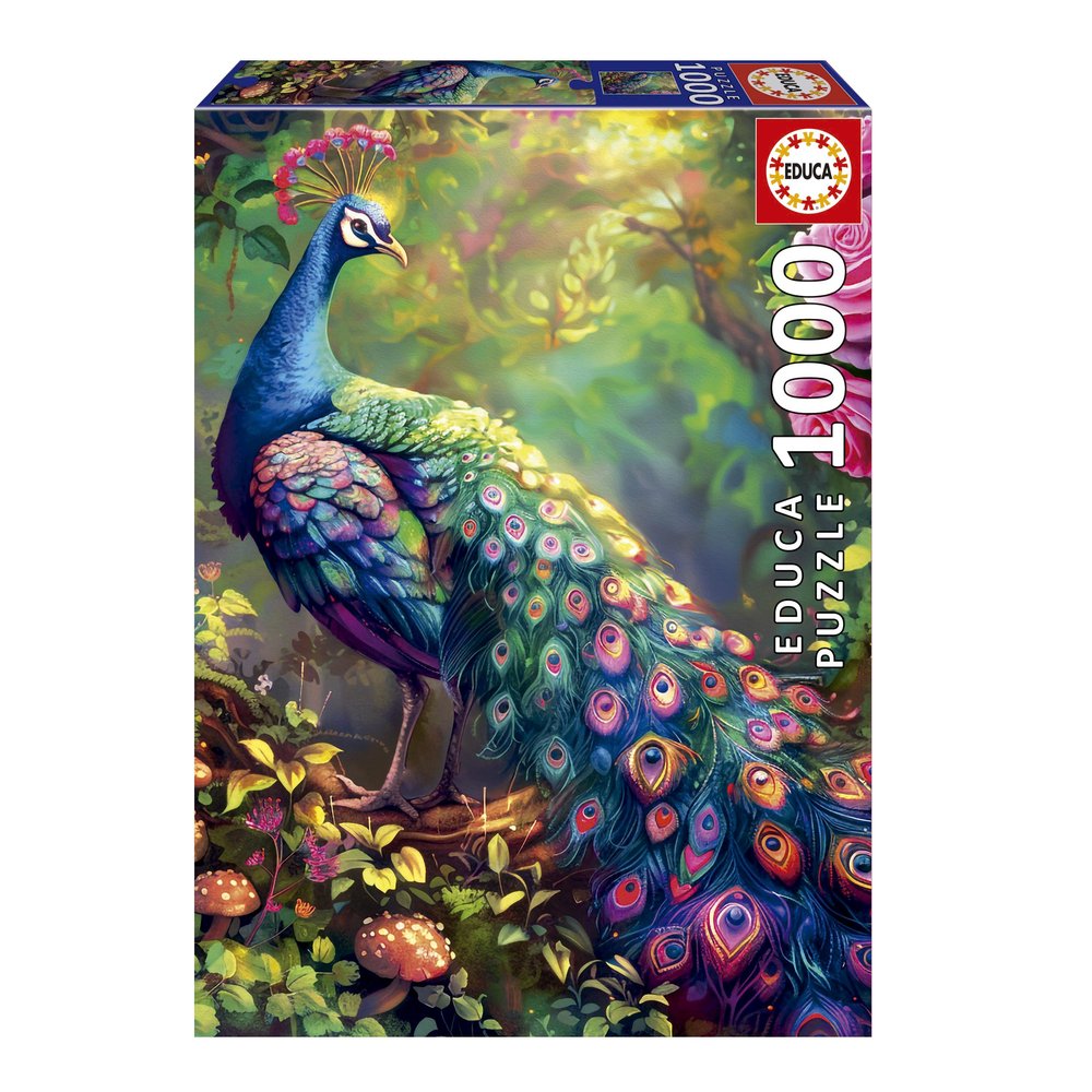Puzle 1000 Jardin del Pavo Real EDUCA-BORRAS Imagen principal del producto