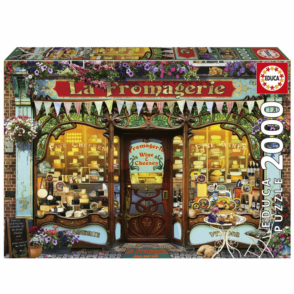 Puzzle 2000 Piezas La Tienda de Quesos Finos EDUCA-BORRAS Imagen principal del producto