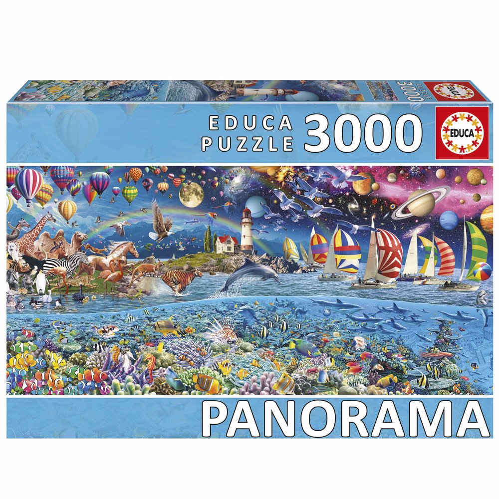 PUZZLE 3000 PIEZAS VIDA PANORAMA | EDUCA-BORRAS | 1 UNIDAD | 8412668202658 Imagen principal del producto