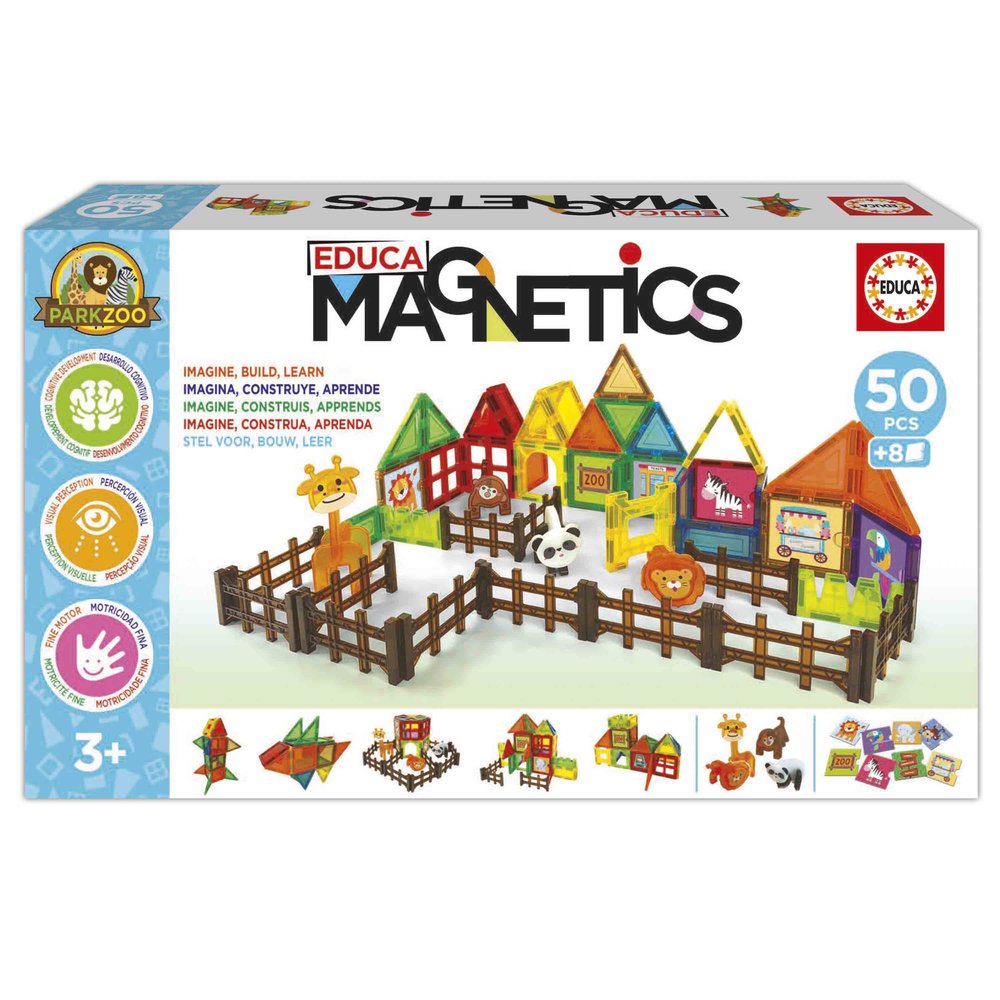 Juego Educa Magnetics Park Zoo 50 piezas
