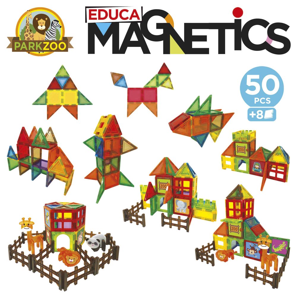 Juego Educa Magnetics Park Zoo 50 piezas