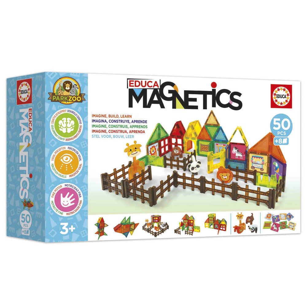 Juego Educa Magnetics Park Zoo 50 piezas