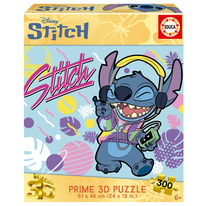 PUZZLE 300 PIEZAS STITCH 3D LENTICULAR | EDUCA-BORRAS | 1 UNIDAD | 8412668202733 Imagen principal del producto