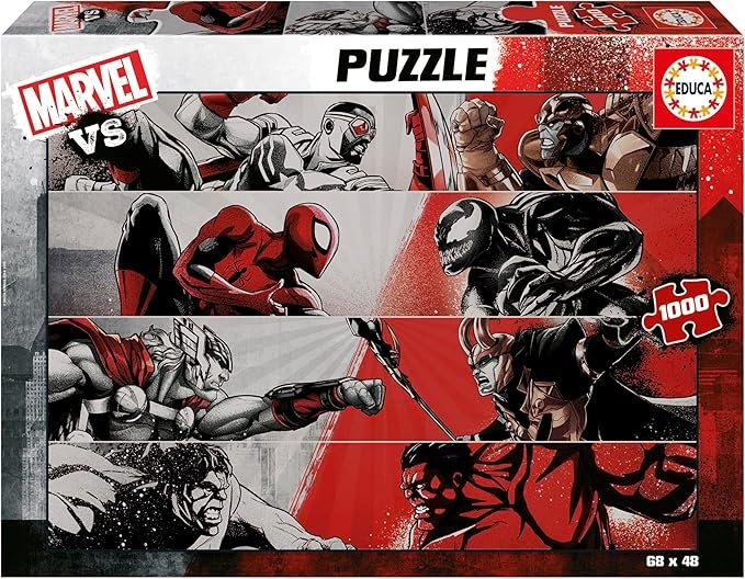 PUZZLE 1000 PIEZAS MARVEL VS | EDUCA-BORRAS | 1 UNIDAD | 8412668202795 Imagen principal del producto